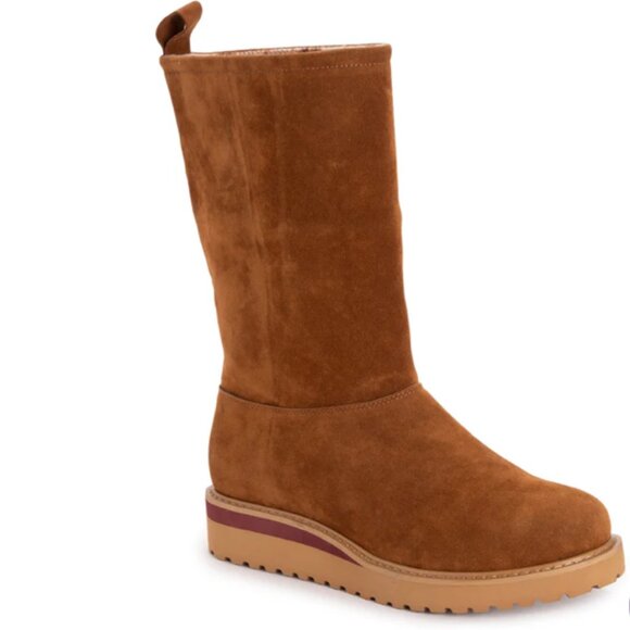 NWOT MUK LUKS Slope Nikki Boots Wear 3-Way Plaid Flannel Plush Western Boho-8W - Picture 3 of 16